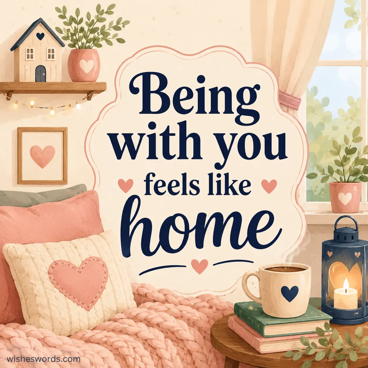 Being with you feels like home
