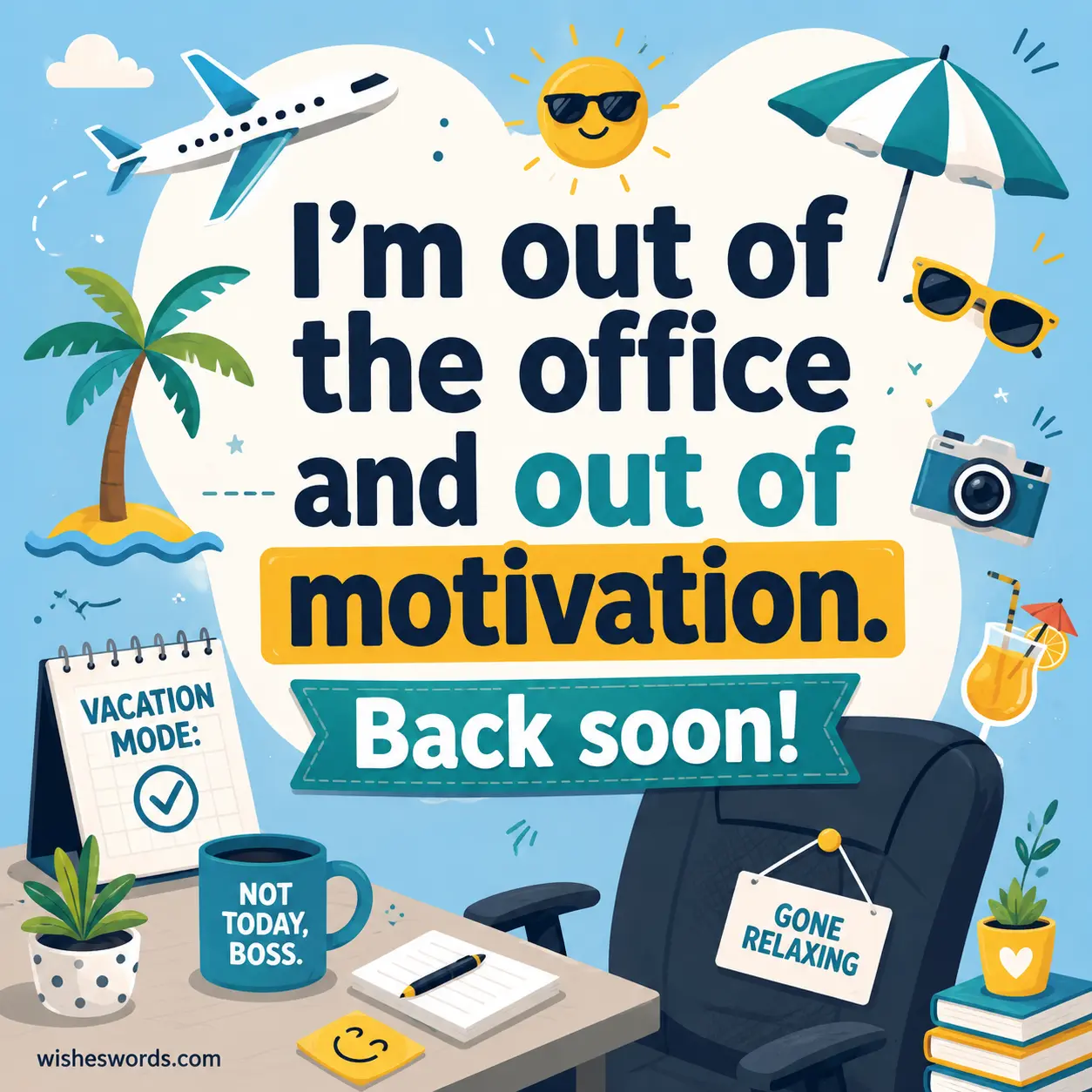 I'm out of the office and out of motivation. Back soon!